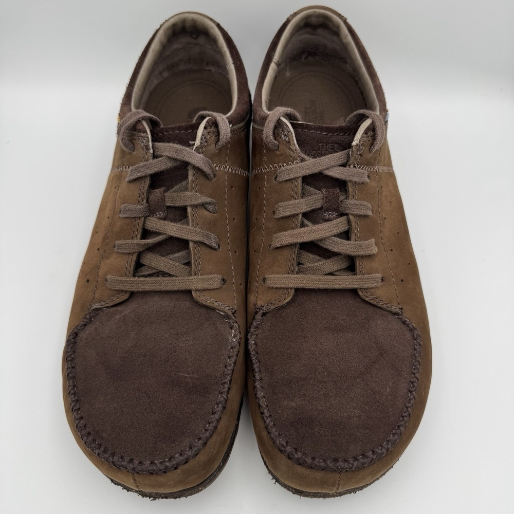 The North Face Hayden Shoes Mens 12 Brown Suede Leather Casual Hiking Shoes - Picture 4 of 10